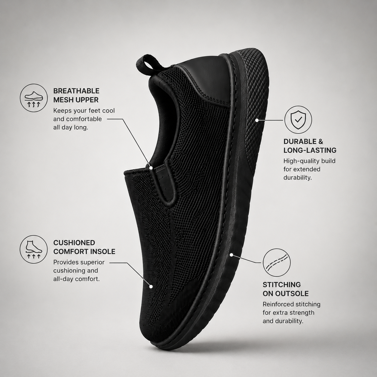 Charge 2.0: Breathable Cushioned Shoes