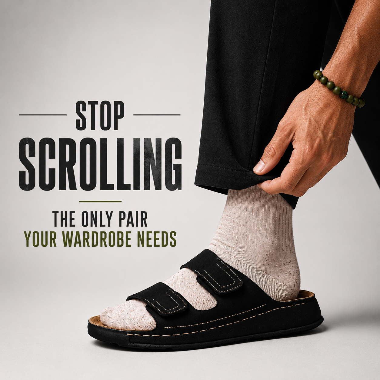 Cosmos: Luxe Suede Sandal
