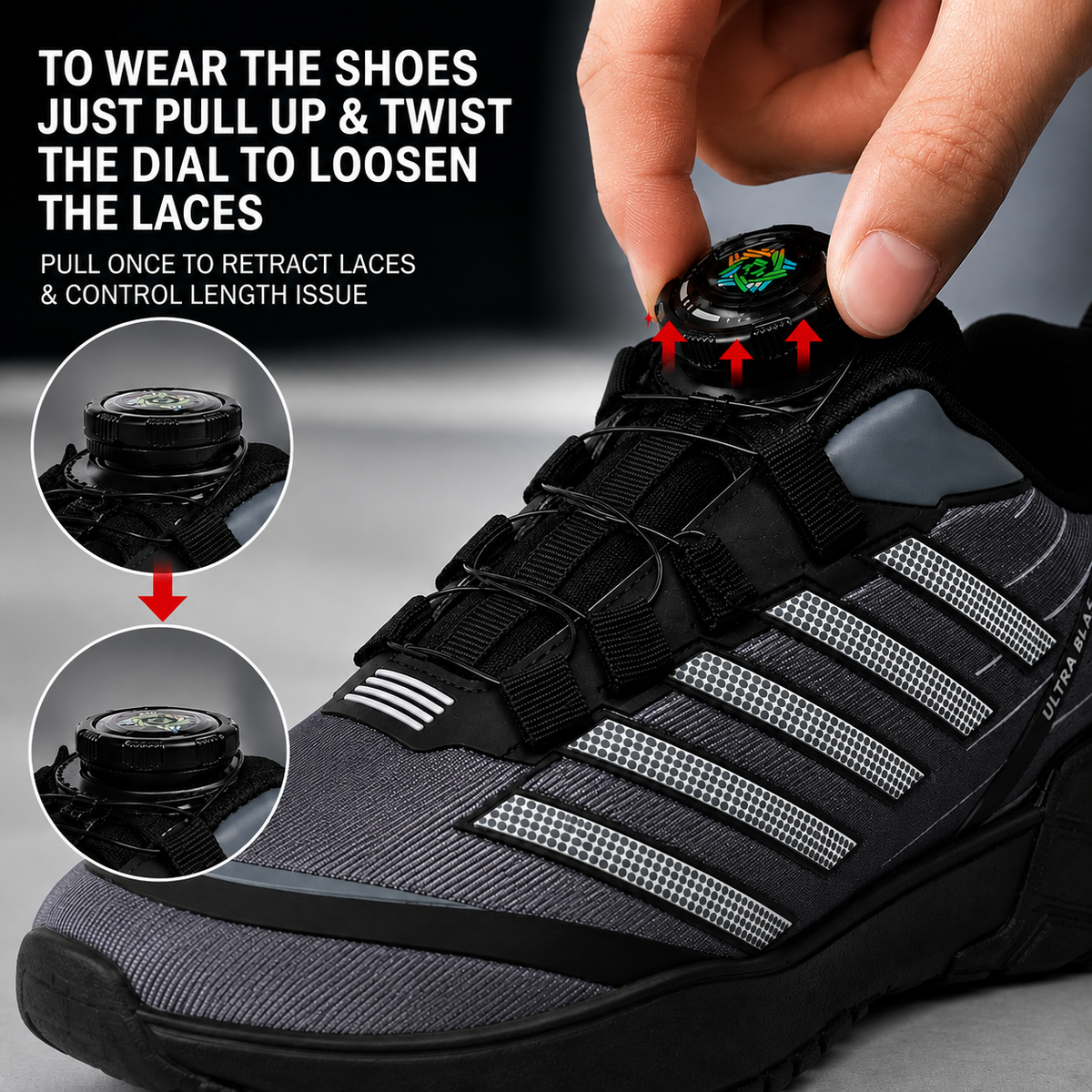 Hunter : Premium Dial Lace Shoes