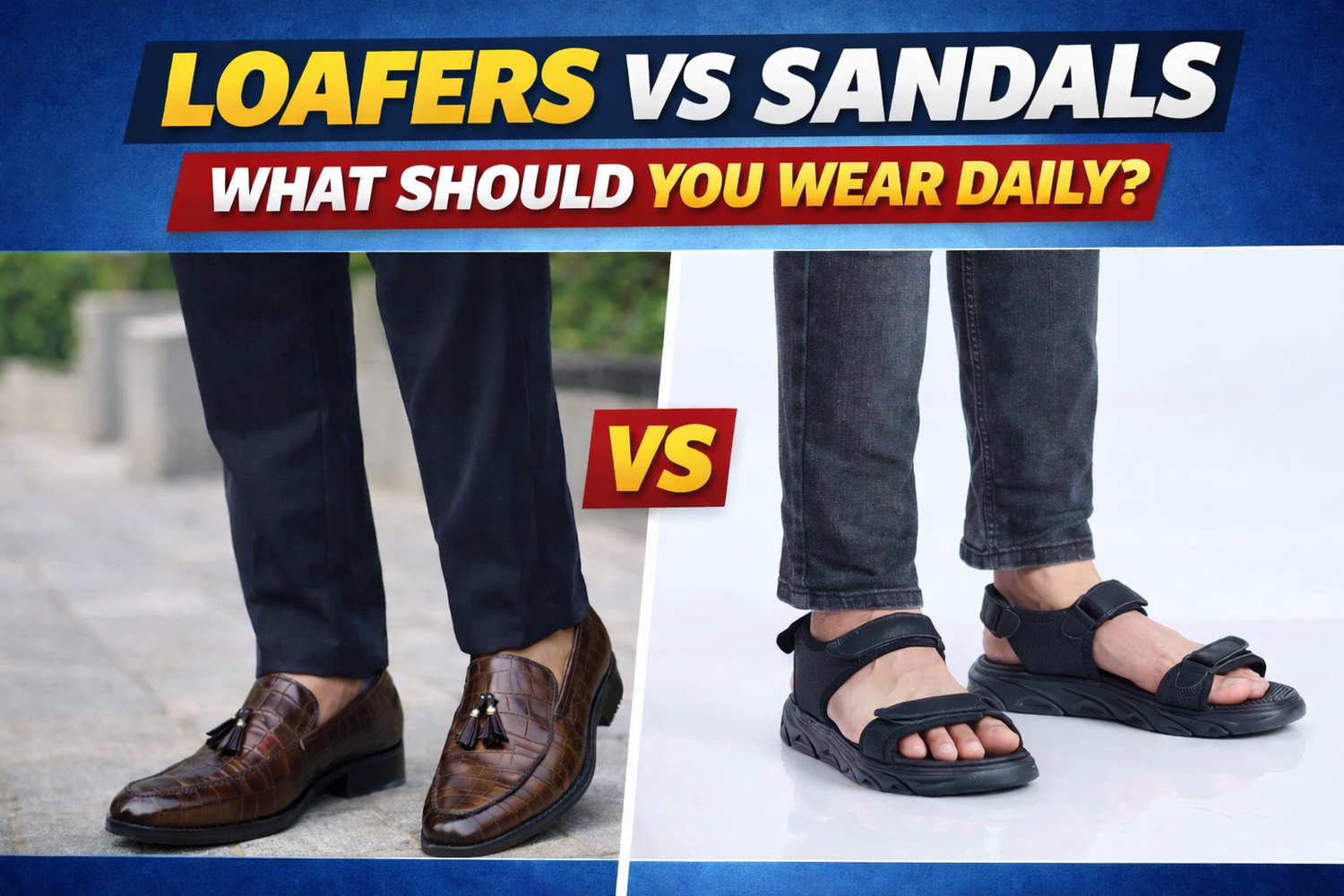Loafers vs Sandals – What suits your Wear Daily?