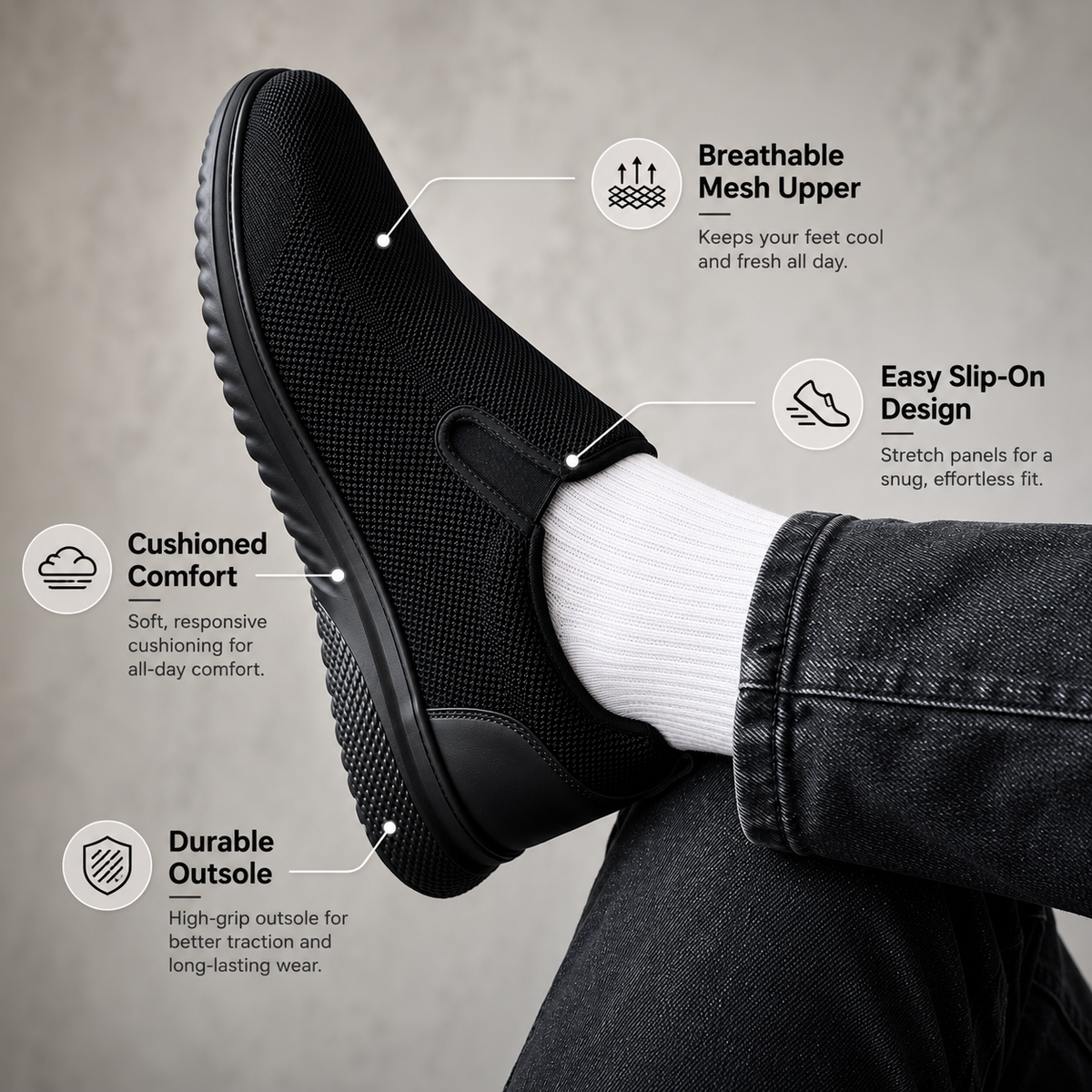Charge 2.0: Breathable Cushioned Shoes