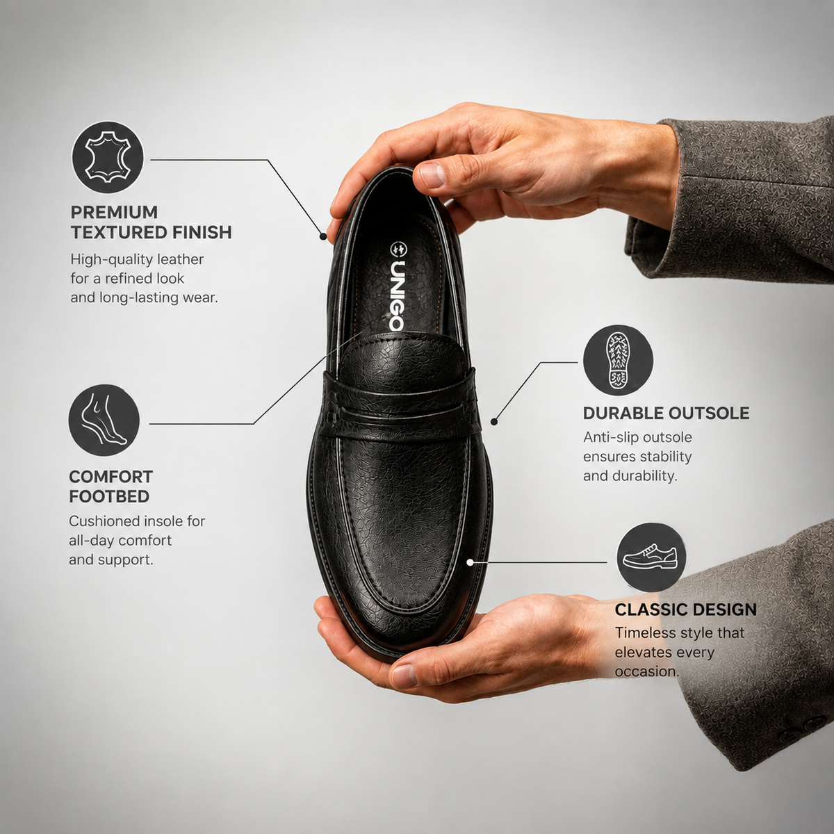 Vegas : Premium Ease Loafers