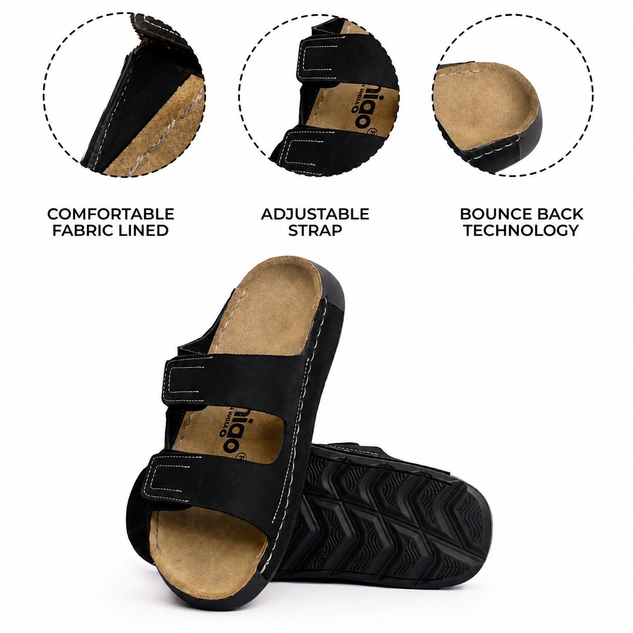 Cosmos: Luxe Suede Sandal