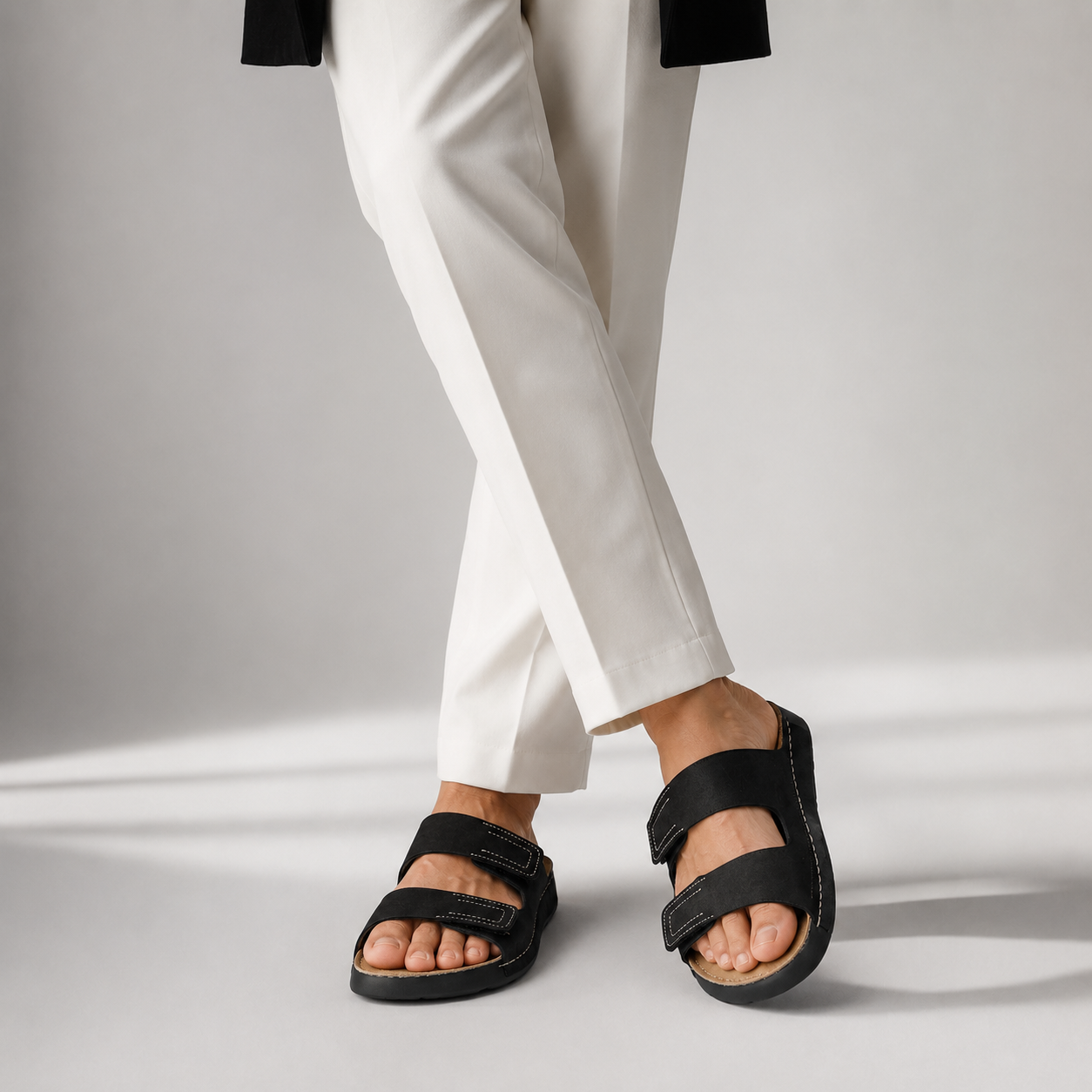 Cosmos: Luxe Suede Sandal